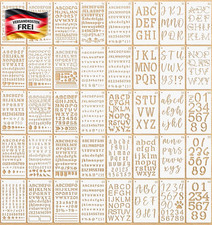 Buchstabenschablone Set für