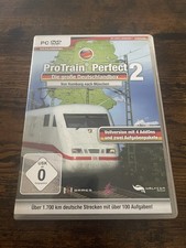PC Computer Spiel ProTrain Perfect 2 Der Eisenbahnsimulator mit 4 Addons