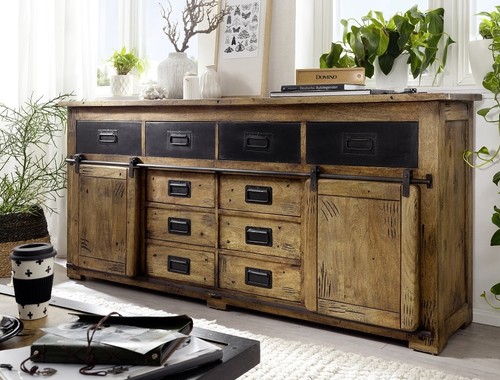 Sideboard anrichte massivholz - anrichte,