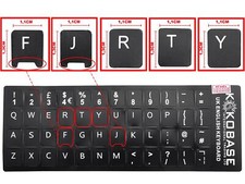 Englische Tastatur Matt