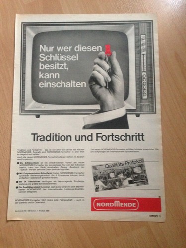 Orig werbung reklame 1966 - orig.werbung;,