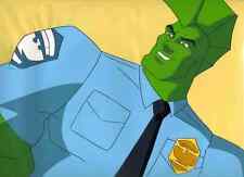 Der GRÜNE POLIZIST - COMIC ART Originalzeichnung 1995 THE POLICE MAN (ANIMATION)