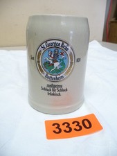 3330.      Alter Steingut Bierkrug St. Georgen Bräu Buttenheim  Bierkrug 0,25L