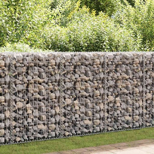 Gabionenwand mit abdeckung - gabionenwand,