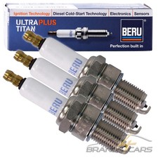 3x BERU ZÜNDKERZE ULTRA TITAN UPT8 FÜR CHEVROLET MATIZ SPARK 0.8 BJ 05-