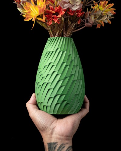 Designer vase druck - designer-vase, wellen