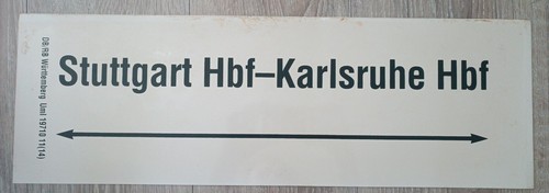Zuglaufschild cm - 61*20,