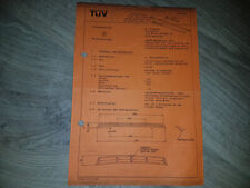 ABE Technischer Bericht STEPPAN Heckspoiler Mercedes Benz W123 Spoiler 12380