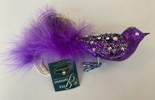 Wunderschöner Weihnachtsschmuck Vogel Clip Swarovski Crystals Christborn  686/22