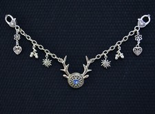 Trachtenschmuck Charivari Kette Trachten Miederkette Hirschgeweih Oktoberfest