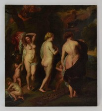 18. Jh., altes Gemälde nach