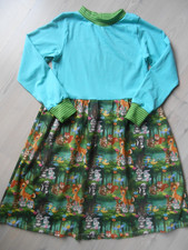 Jersey-Dreh Kleid Gr. 134-140
