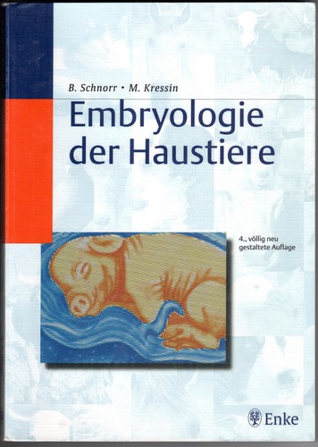 Schnorr embryologie der - schnorr:,
