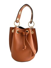 Echtleder Beutel Tasche Bucket