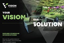 Outdoor Küche, Pizzaofen, Grill, modulare Outdoor Küche