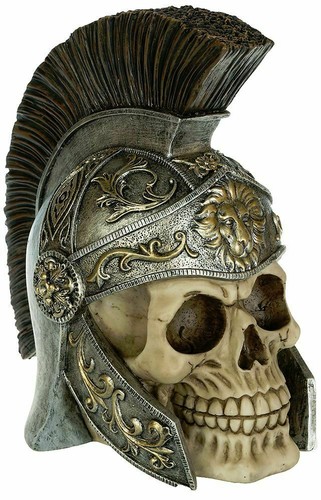 Deko totenkopf römerhelm - deko,