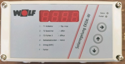 Wolf ekdk solarregler regler - ekdk-w,