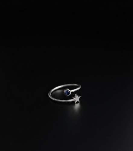 Ring 925 sterlingsilber stern - ring,