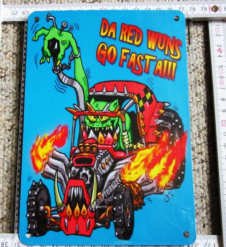 Rat fink blechschild 14x20 - rat,