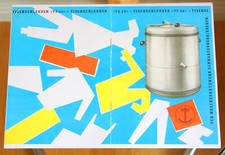 Wäscheschleuder TS 60, VEB Schwarzenberg, 1962, Bedienungsbuch, in Farbe