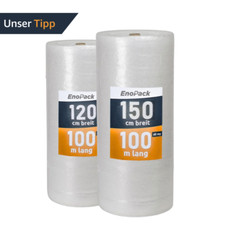 Luftpolsterfolie 100m Rolle Blasenfolie Noppenfolie Verpackungsfolie 120-150cm