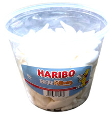 Haribo Weiße Mäuse 150St. Dose / Fruchtgummi / Schaumzucker / Weingummi