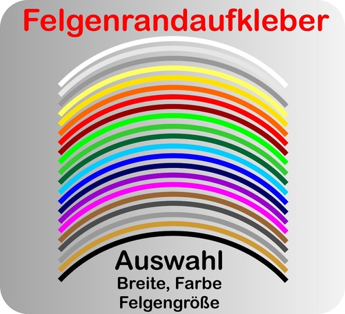 Felgenrand aufkleber - felgenrand,