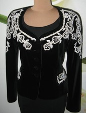 ESCADA Samt Blazer Jacke Gr