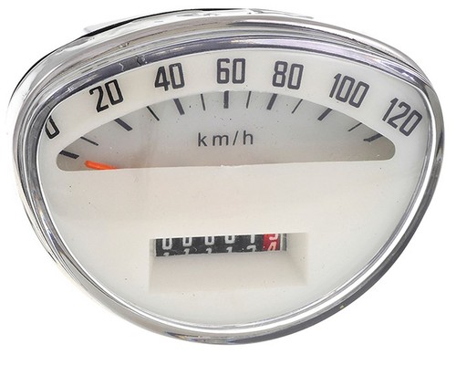 Tachometer weiß für vespa - tachometer,