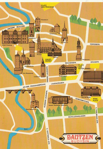 Ddr stadtplan - ak,