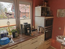 weiße küchenzeile mit elektrogeräten gebraucht