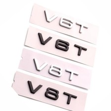 1x V8T Logo Emblem Schriftzug