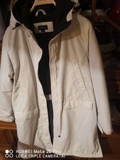 Lands End Damen Mantel, Weiß