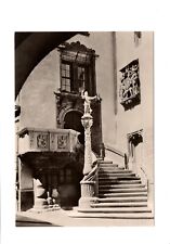 AK Ansichtskarte Görlitz / Rathaustreppe mit Gerechtigkeitsgöttin und Kanzel