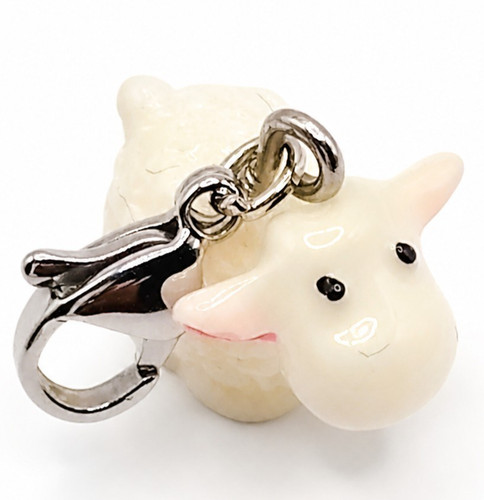 Schaf charm clip anhänger - charm,