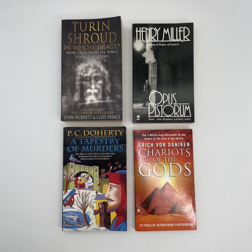 Fiction paperback books job - x4,