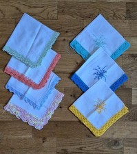 ♛ 7 x Taschentuch mit