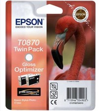 2 x Epson T0870 Tinte Gloss