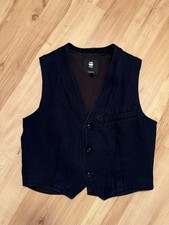 G- Star RAW Denim Weste rinsed s dunkelblau neu