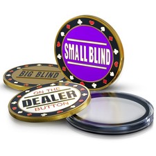 Poker Button Set Pokerkoffer