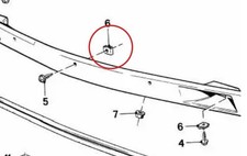 BMW E30 VFL 10x Pla Gummi