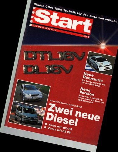 Start das opel magazin 1999 - opel,