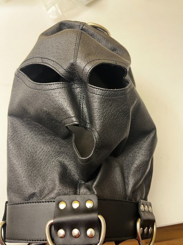 Haube maske aus - maske, kunstleder