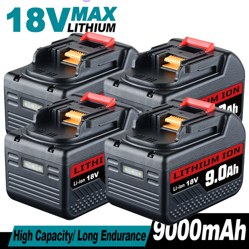 18v 9ah lithium akku für - 4x,