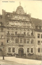 AK Nürnberg - Historisches Pellerhaus am Egidienplatz, Pferdekutschen - ca. 1900
