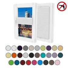 Fensterjalousie Plissee Faltrollo - keine Bohren - Klammern Montage - 29 Farben