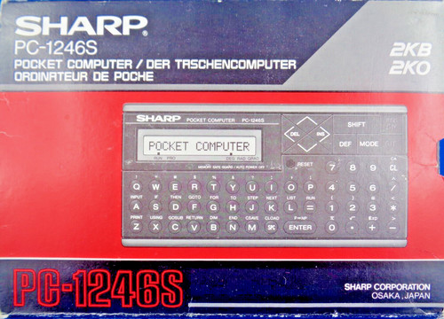 Sharp pocket computer 1246s - computer, pc-1246s