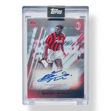 Mauro Tassotti /99 Auto Topps® AC Milan 125˚Anniversario Autograph No PSA