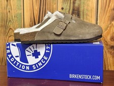 Schöne Birkenstock Boston mit Fell Gr. 42 Lammfell