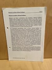 Unterrichtsmaterialien Deutsch Kleist Michael Kohlhaas Stark Verlag